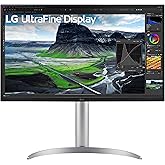 LG Ultrafine? 27" 4K UHD (3840x2160) Nano IPS Black Monitor with VESA DisplayHDR? 400 with up to DCI-P3 98%, USB-C 90W PD, Ha