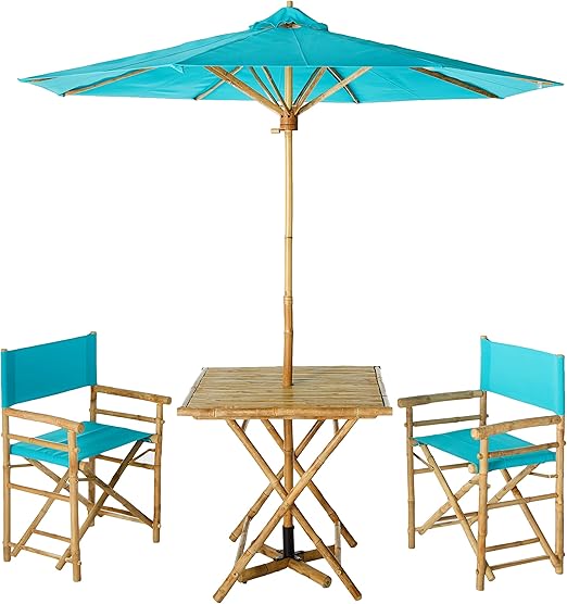 bistro patio set with umbrella