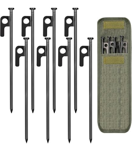 Amazon.com : Snowpeak Solid Stakes30 6 Piece R-103-1 : Sports