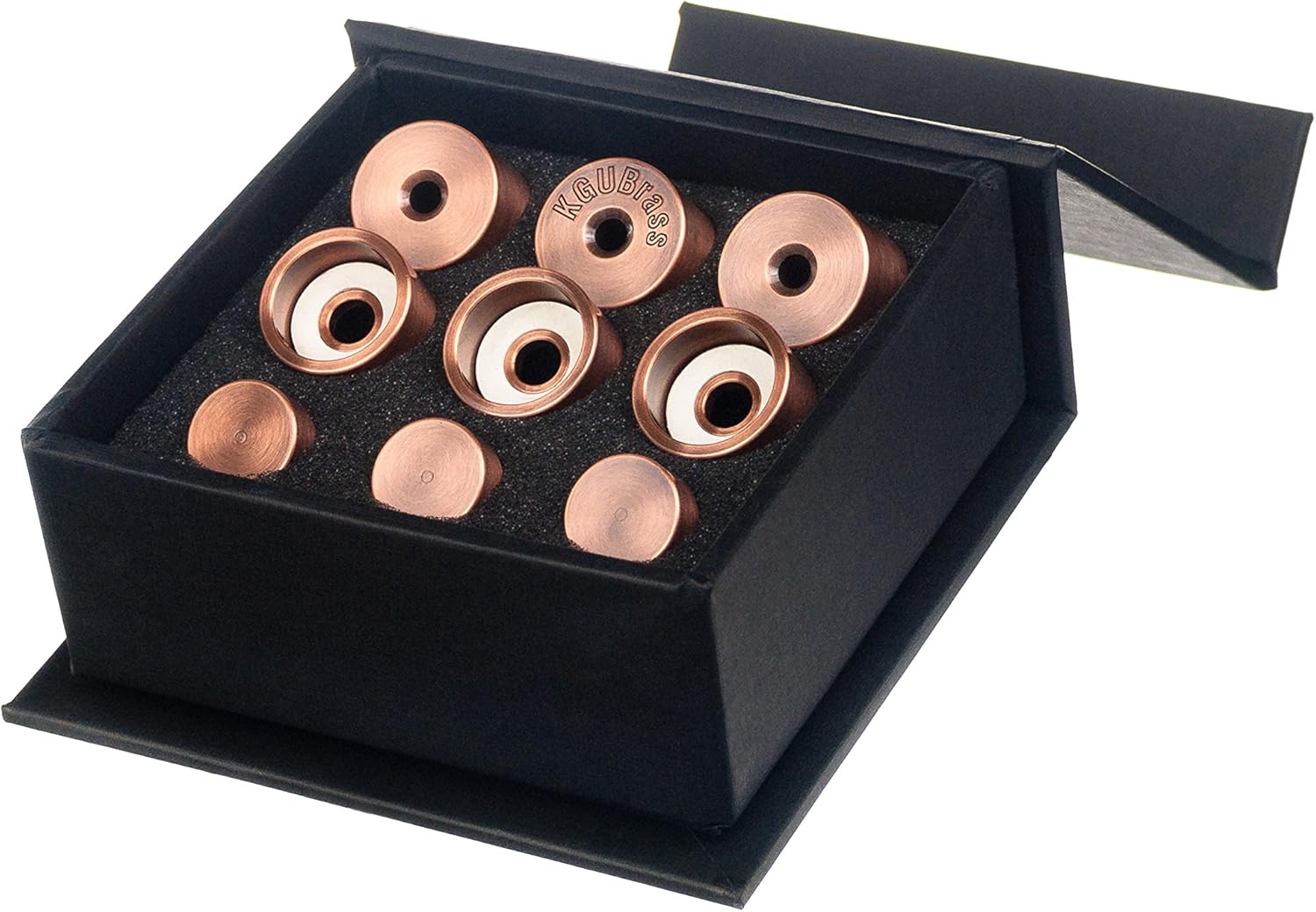 Trumpet Trim Kit for improving the sound. for all Yamaha Trumpet. Custom made KGUBrass (MEDIUM, Raw Brass): Musical Instruments