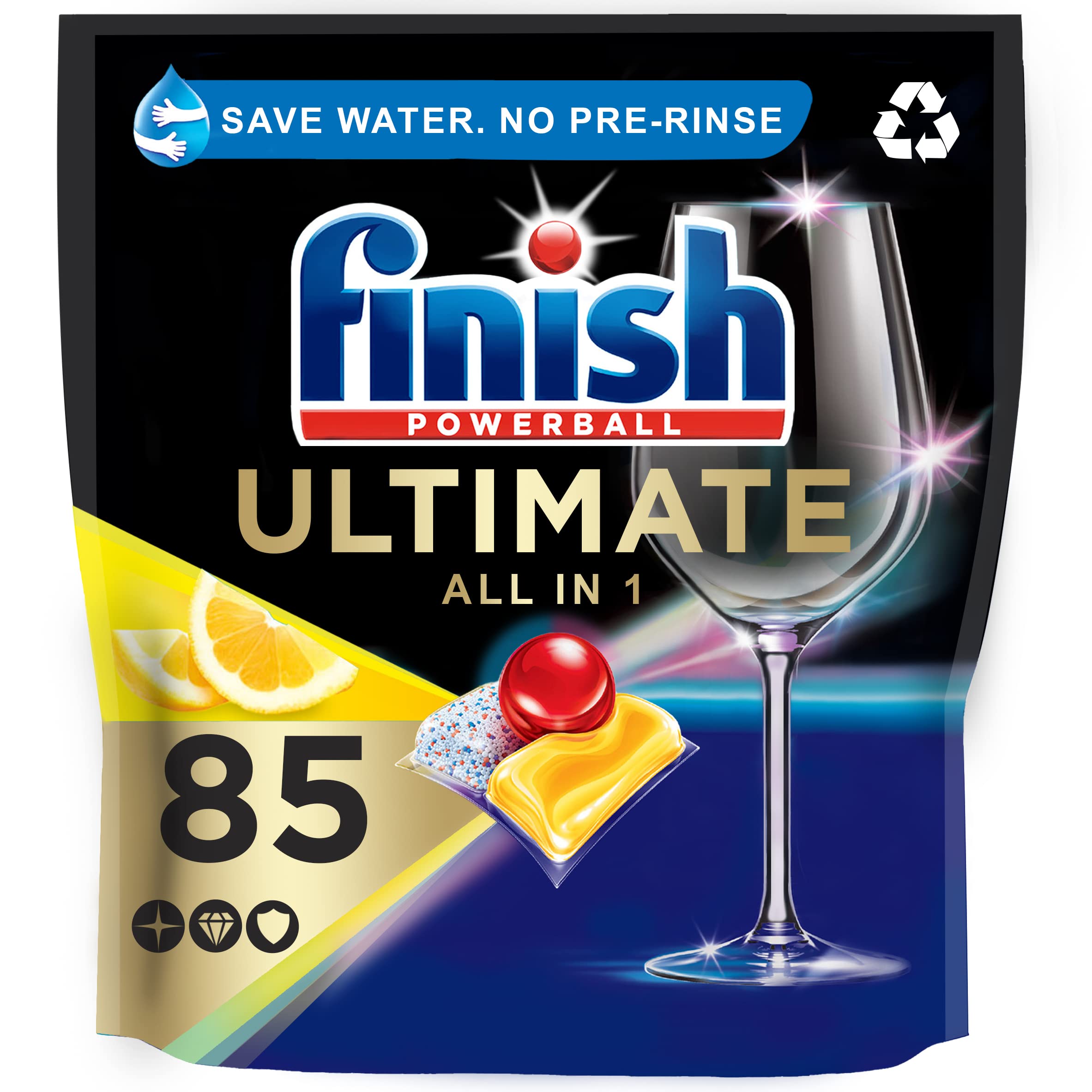 Finish In Wash Dishwasher Cleaner | Variant : regular | Size: Pack of 8, 250ml each |Cleans Dishwasher While Washing Dishes