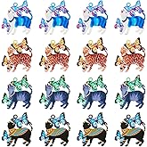 Spritewelry 16Pcs Cat Charms for Jewelry Making - Stainless Steel Filigree Cat, Butterfly, Multicolor Pendants for Bookmark, Hanging Decoration, Earring, Necklace Making Craft