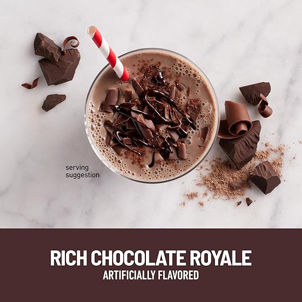 SLIMFAST MEAL REPLACEMENT POWDER, ORIGINAL RICH CHOCOLATE ROYALE, 10G OF PROTEIN, 22 SERVINGS (PACKAGING MAY VARY)