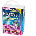 Piksters Interdental Brushes, Size 1, Interdental Tooth Brush for Tight Gaps, Gum Soft Bristles for Plaque Removal, Safe for Braces (40 pk)