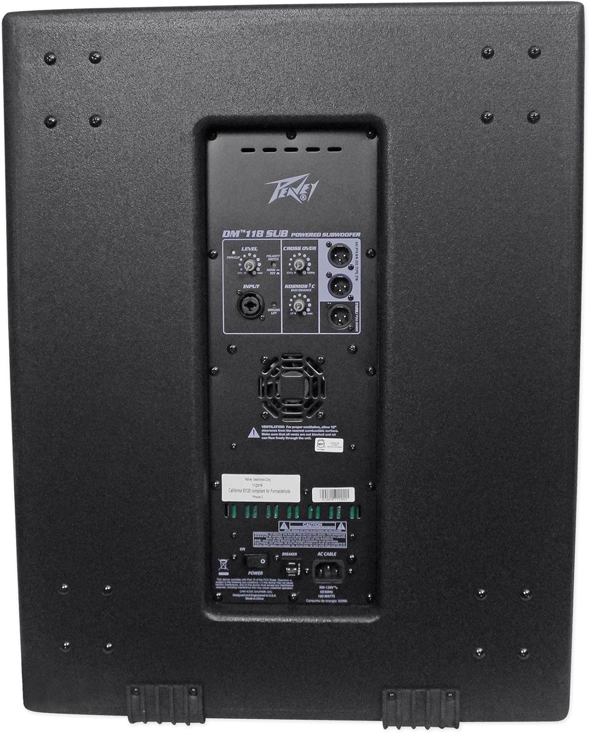 peavey dm 118 subwoofer