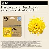 HP 937e EvoMore Yellow Original Ink Cartridge ~1650 Pages Yield view 4