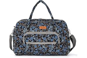 Hanfetch Yarn Storage Organizer, Knitting Crossbody Bag, Large Crochet Bag Tote Gift Yarn Holder Case for Carrying Projects, Knitting Needles, Crochet Hooks and Other Accessories (Paisley)