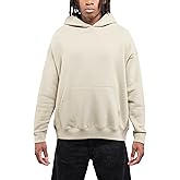 X RAY Men's Oversized Fleece Pullover Hoodie, Soft Mid-Weight Drop-Shoulder Mens Sweatshirt with Pocket for Fall and Winter