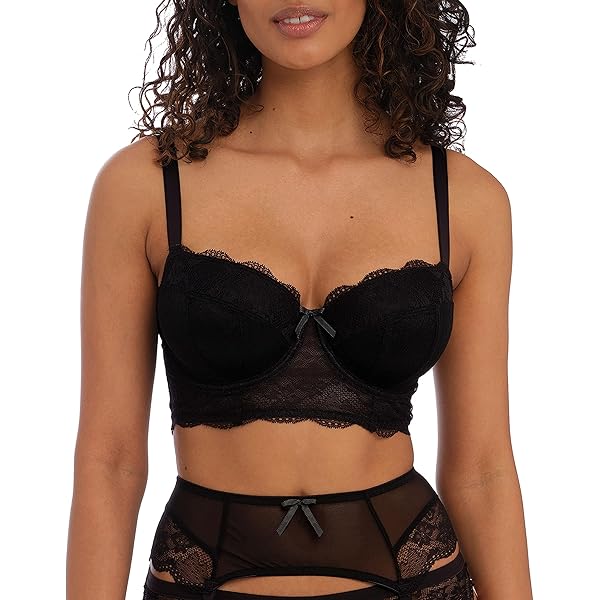 Freya Women's Fancies Suspender - Lace Detail With Pretty Bow For Flirty Style