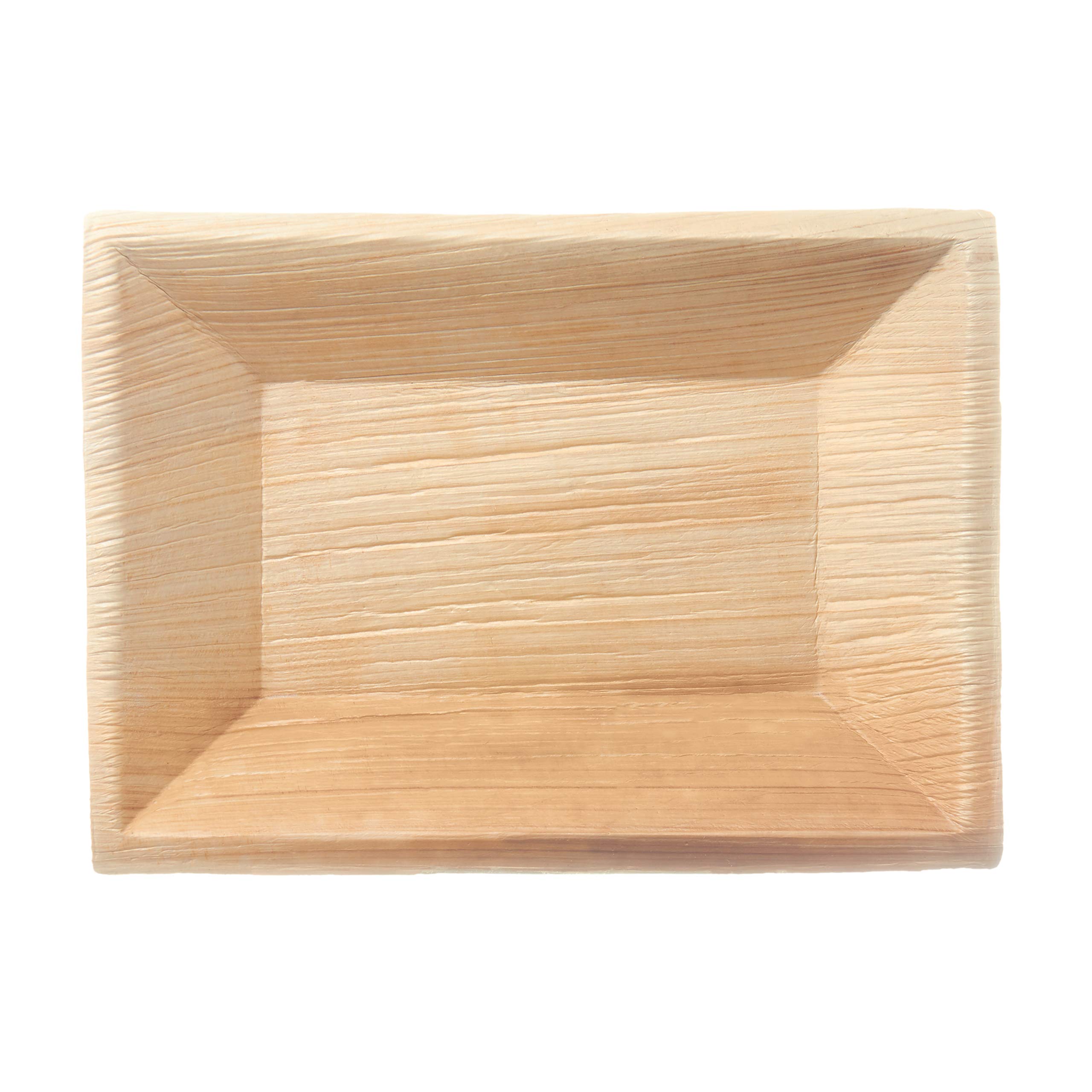 The Good Plate - 5" x 7" Rectangle Areca Palm Leaf Bowls (Pack of 25) | Biodegradable Plates | Compostable Eco-Friendly Party Plates | Biodegradable Disposable Party Plates