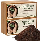 Legigo 4 Pack Coco Coir Bricks for Plants- 100% Organic Coconut Coir Soil | Compressed Coconut Fiber Substrate, Coco Peat Garden Soil for Seed Starter, Potting Mix and Indoor &amp; Outdoor Plants
