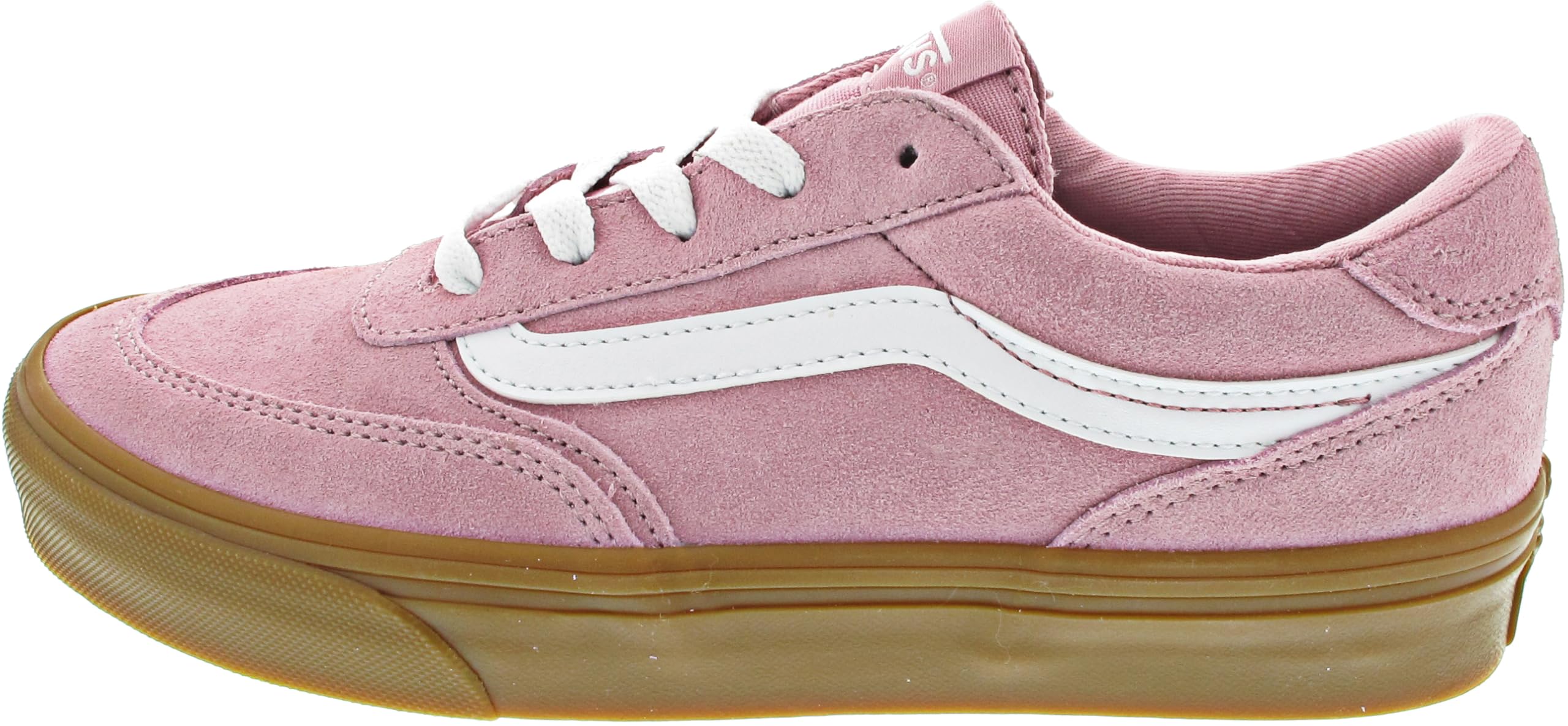 Vans Women's Brooklyn LS Shoe | Low-Top Sneakers for Everyday Wear, Walking, Work & Fashion, Suede Gum Pink Dawn, 10 Image