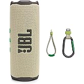 JBL Flip 7 - Portable Waterproof and Drop-Proof Speaker, Bold JBL Pro Sound with AI Sound Boost, 16Hrs of Playtime, and PushLock System with Interchangeable Accessories (Sand)