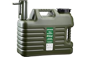 Portable 5 Gallon Water Jug with Automatic Touch Control Pump,Truly No Leakage Water Containers with Spigot,Type-C Rechargeab