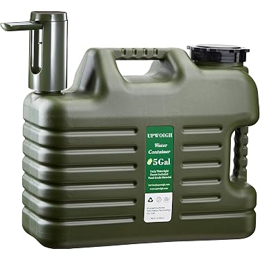 Réservoir D'Eau Roulettes 28L - Grande Capacité, Robinet, Poignée - PE Inodore Pour Camping, Randonnée Et Voyage