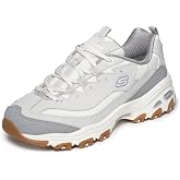 Skechers Women's D'Lites-Popular Vote Sneaker | Air-Cooled Memory Foam Insole, Cushioned midsole with flexible outsole, Sporty fashion sneaker with a lace-up front