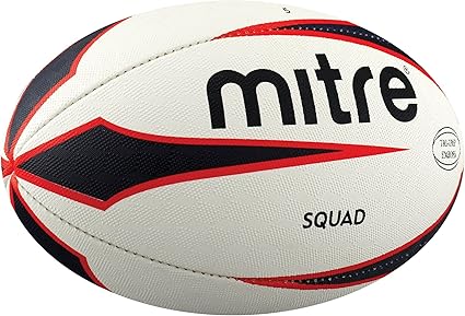 Mitre Squad 4 BB2104 - Pelota de Rugby (Talla 4, Entrenamiento ...