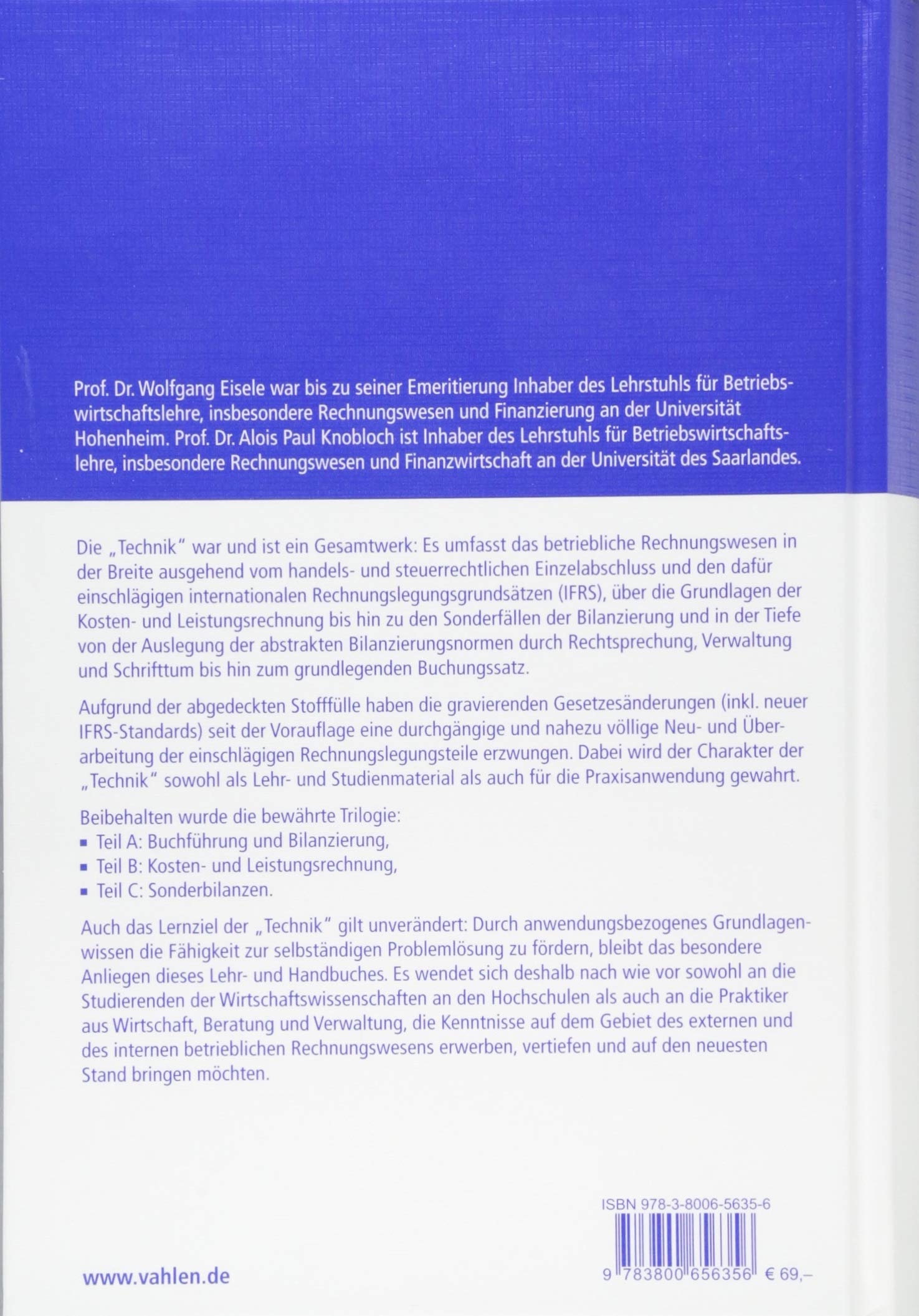 Technik Des Betrieblichen Rechnungswesens Buchführung Und - 