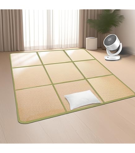 Amazon.com: Japanese Tatami Floor Mat, Natural Rattan Non