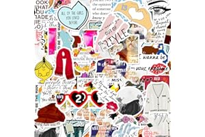 IMARISHA 100Pcs Stickers for Kids Water Bottle - Inspiring Non-Repeating Tear-Resistant Music Album Lyrics Stickers for Girls, Reusable Residue-Free Stickers for Kid, Waterproof Vinyl Stickers for Water Bottle