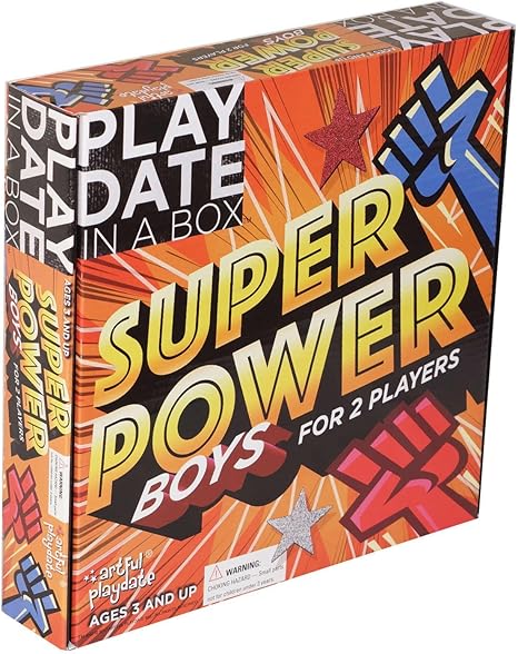 Amazon Superpower 男の子用プレイデート 箱入り テーマのスーパーヒーローコスチューム ドレスアップ ロールプレイ プレイデート クラフトキット 2人用 3歳から8歳 ままごと ごっこ遊び おもちゃ Amazon Superpower 男の子用プレイデート 箱入り テーマのスーパーヒーローコスチューム ドレスアップ ロールプレイ プレイデート クラフトキット 2人用 3歳から8歳 ままごと ごっこ遊び おもちゃ