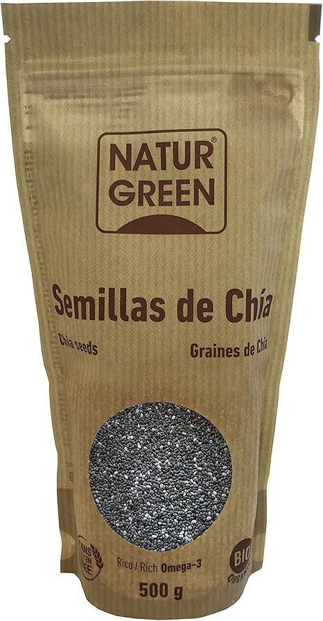 Semillas Chia NaturGreen, 500g: Amazon.es: Hogar