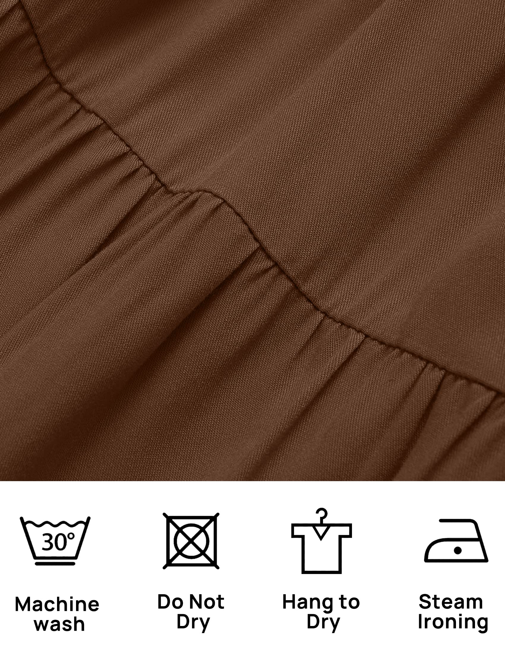 ZESICA Women's 2025 Boho Sexy Off Shoulder Long Sleeve Smocked High Waist Side Split Flowy A Line Tiered Long Maxi Dress