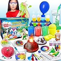 UNGLINGA 100+ Science Lab Experiments Kit for Kids, STEM Activities Educational Scientist Toys Gifts Chemistry Set, Gemstone,