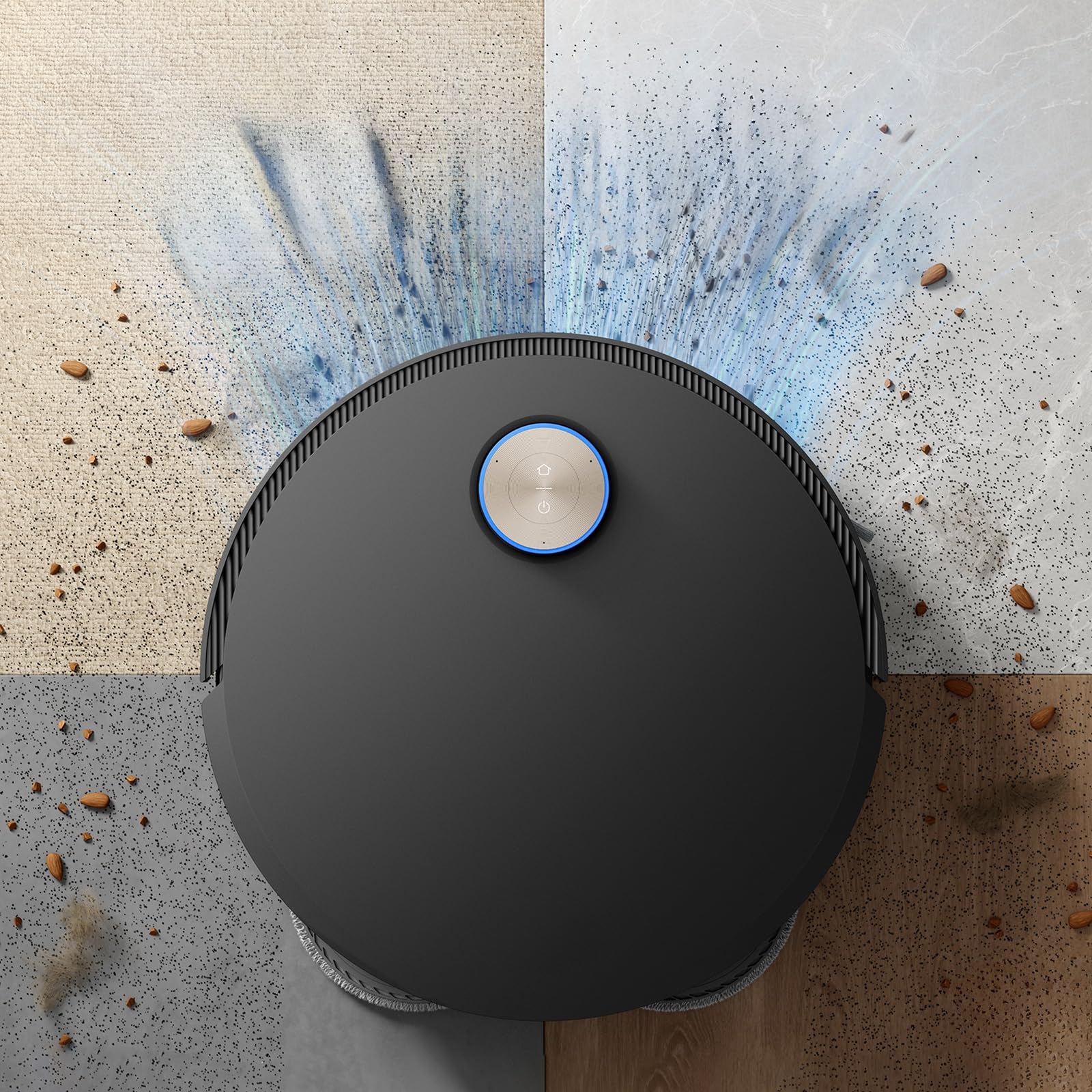 26 Stück Zubehör für Dreame X50 Ultra Complete / L40s Pro Ultra / Matrix10 Ultra/Mova V50 Ultra Saugroboter, 2 Hauptbürste 6 Wischpad 6 Beutel 6 Seitenbürste 4 Filter 1 Reinigungsbürste 1 Screwdriver 8