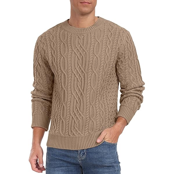 Theory Men's Lamar Crew ML.X Meri, Stone White/Fossil/Mink, Small