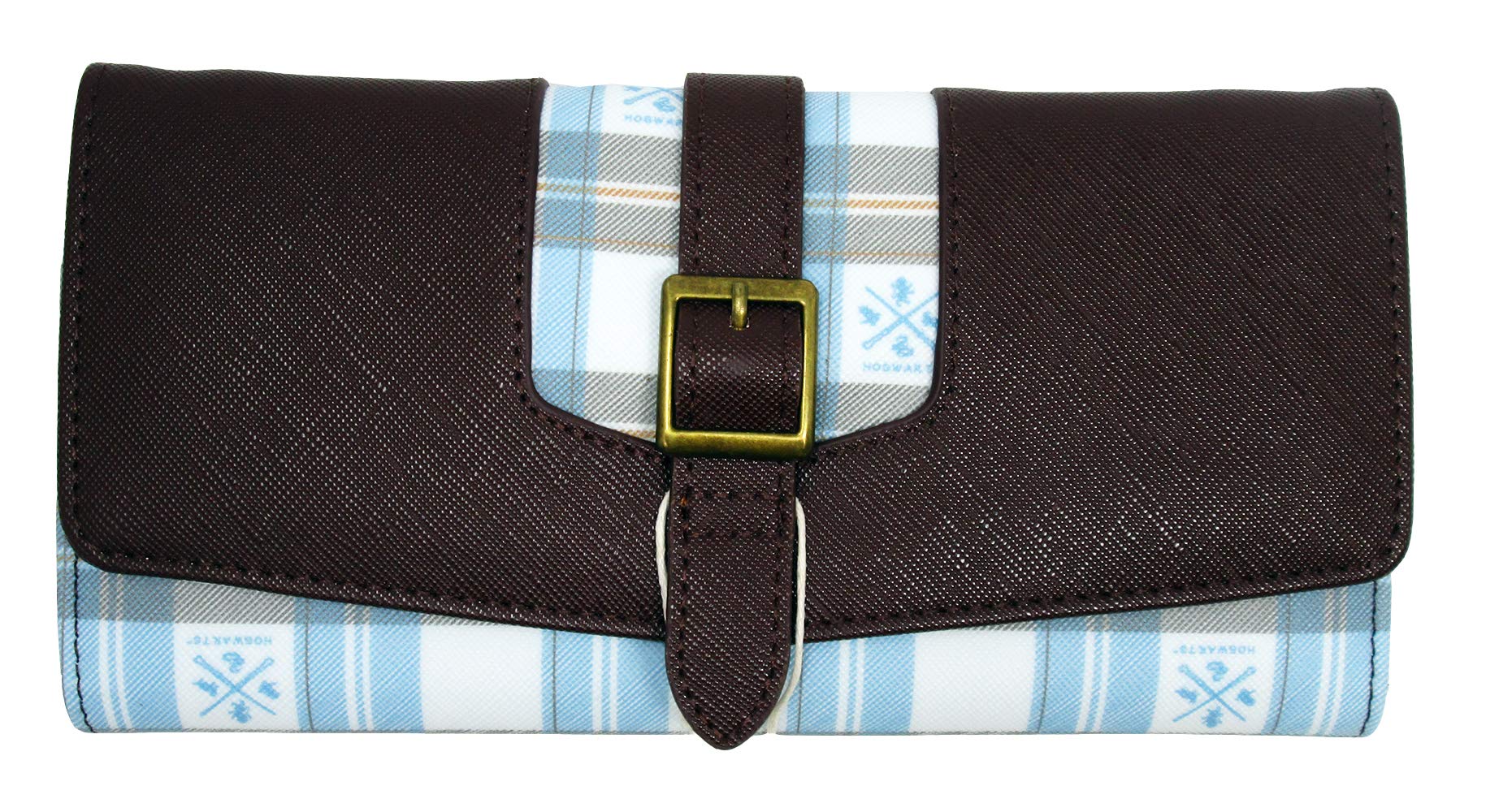 Harry Potter Loungefly - Hogwarts Women Wallet Brown-Light Blue, Faux Leather,