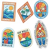 Desert Cactus University of South Florida Sticker USF Bulls Vinyl Decals Laptop Water Bottle Car Scrapbook T2 (Type 2-Surfing)