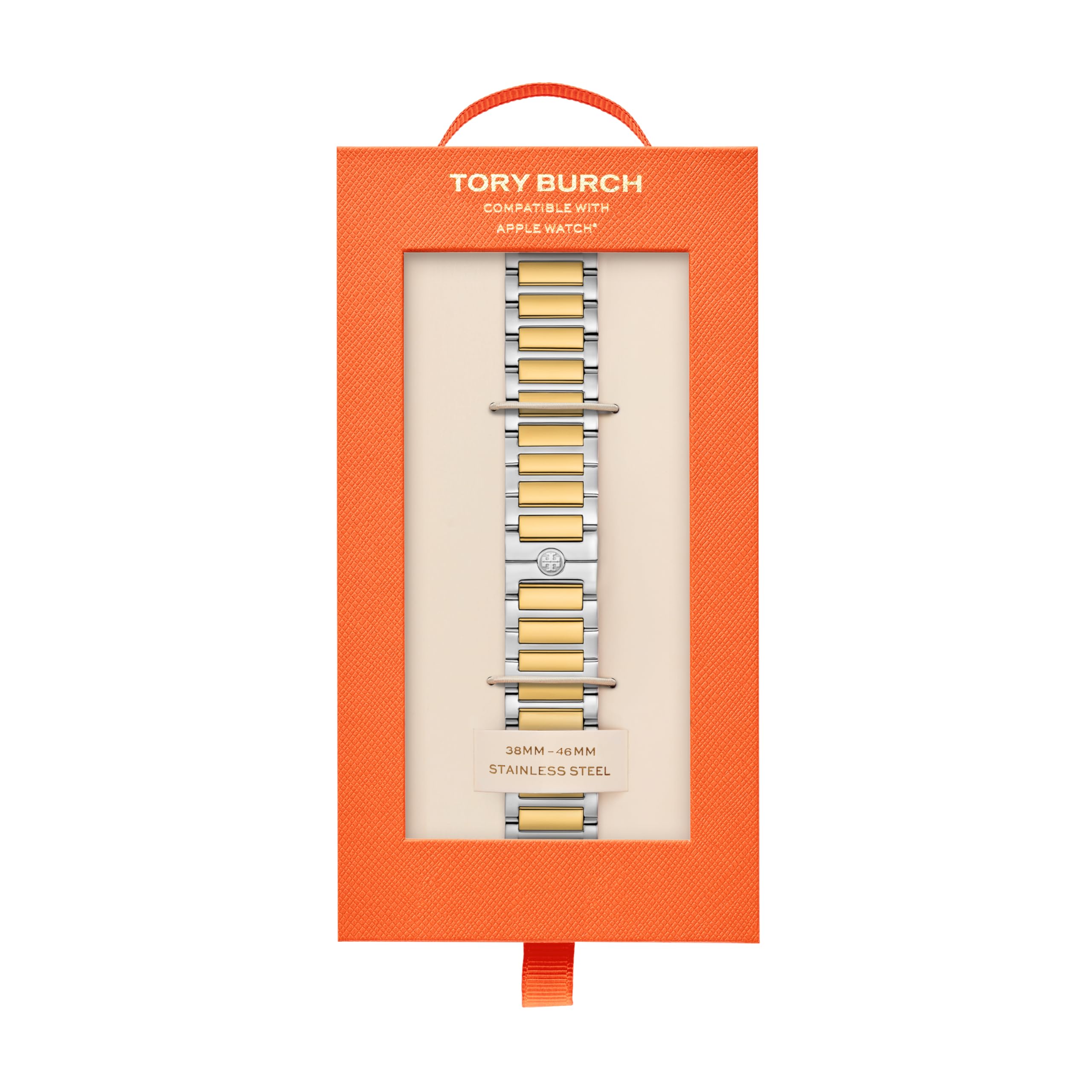 Tory Burch Women's Kira Designer Interchangeable Band for Apple Watch® Compatible with Series 1-9 or SE Apple Watch®