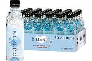 Icelandic Glacial Natural Spring Alkaline Water, 11.16 Fl Oz (30 Count)
