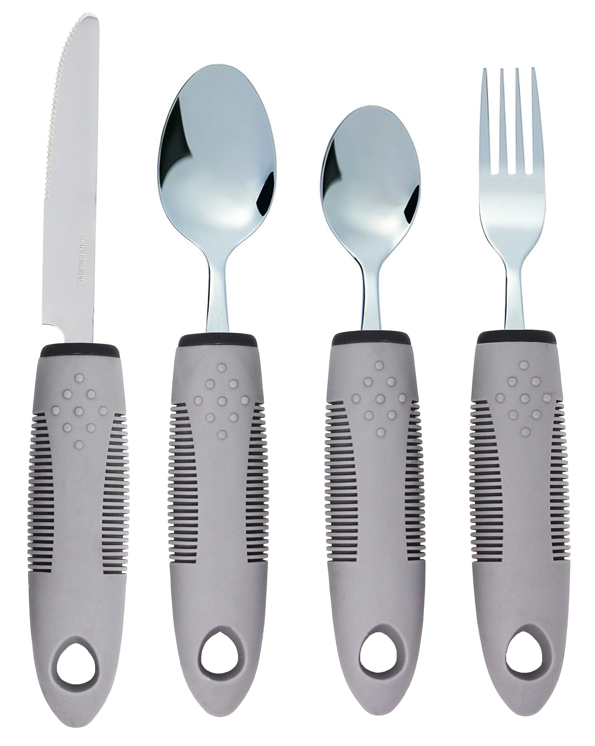 Adaptive Utensils (4Piece Kitchen Set) Wide, NonWeighted