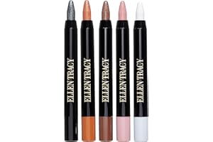 ELLEN TRACY Eyeshadow and Liner Stick Collection | 5 Piece Set | Smudge Proof, Blendable, and Long Lasting| Enhance Your Eyes with Vibrant Colors and Precise Definition