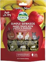 Oxbow Apple and Banana Simple Rewards Baked Treats 60 g Pack