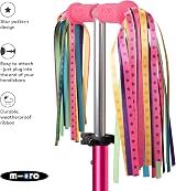 Micro Eco Handlebar Ribbons Rainbow Star 30 Strands Bike Scooter Accessories view 3