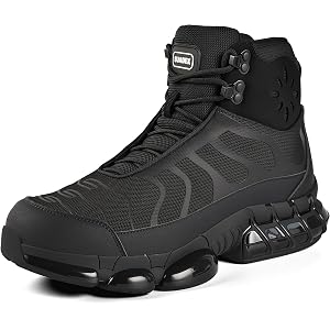 SUADEX Steel Toe Boots for Men Women Arch Support Waterproof Work Construction Indestructible Safety Boots Puncture Proof Com