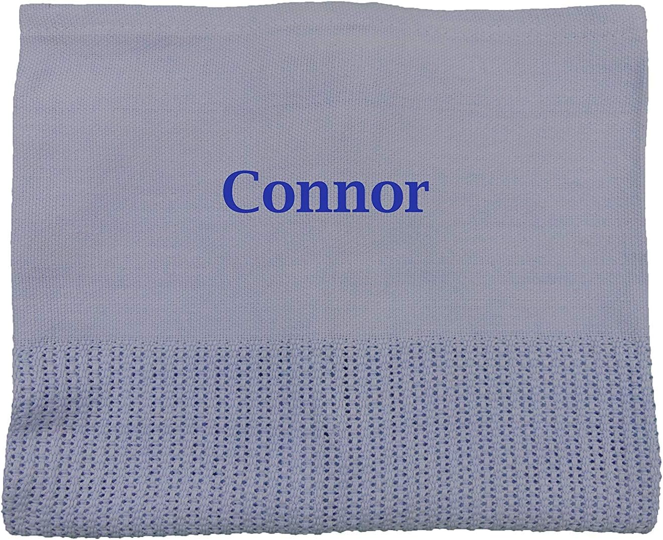 personalised cellular baby blanket
