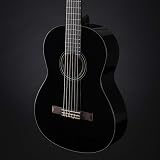 Yamaha C40II Full Size Classical Guitar Black Nylon Strings 650mm Scale view 6