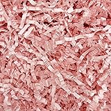 ZEBMOON 2 LB Light Pink Crinkle Cut Paper Shred