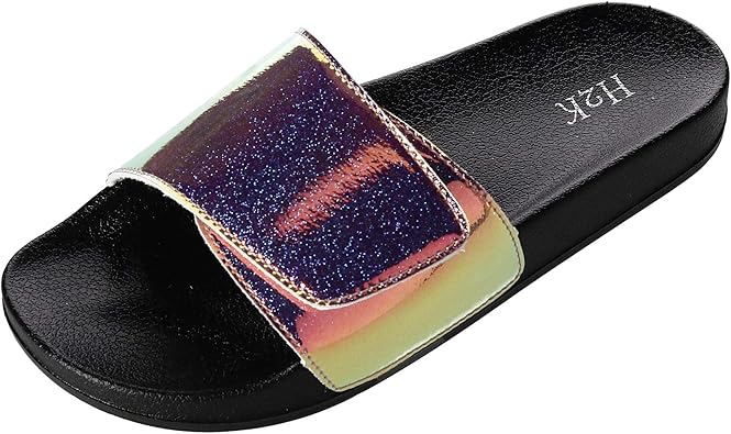 iridescent slippers