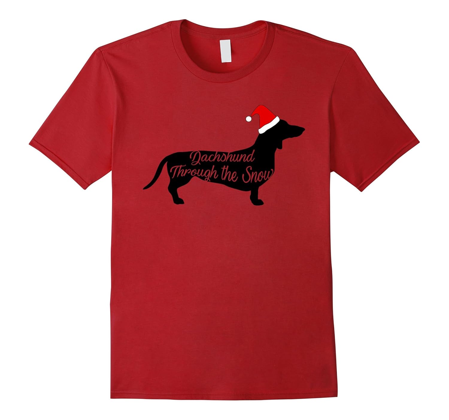 Dachshund Through The Snow Funny Dog Lover Christmas Shirt-ANZ