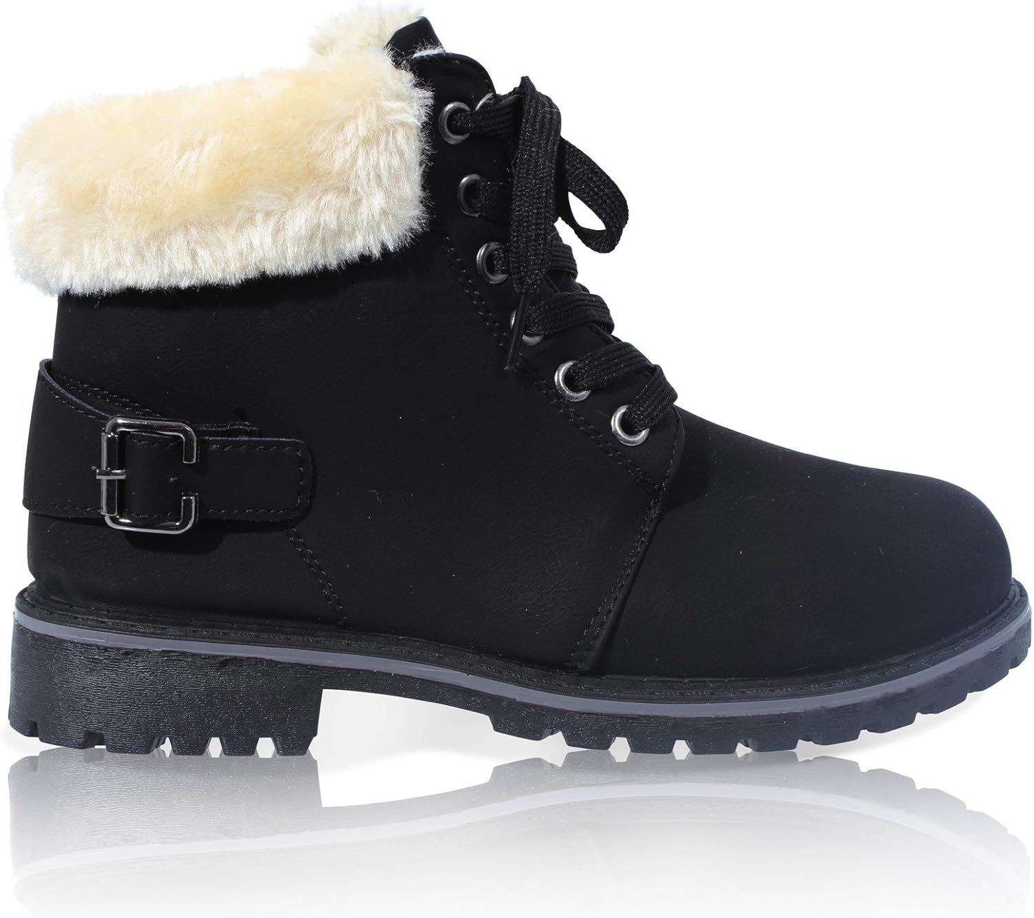 ladies fur lined boots size 5