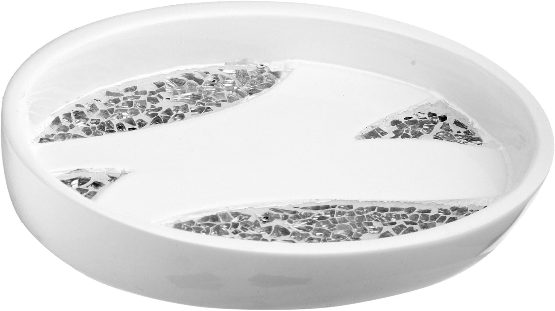 Popular BathSinatra Modern Bath Soap Dish Modern Classic Contemporary Decorative Beautiful Designs Bathroom Decor for Home Luxury Bath, White