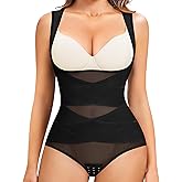 Gotoly Women Waist Trainer Bodysuit Full Body Shaper Vest Tummy Control Slim Corset Shapewear Tank Tops