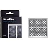 LG 6 Month (LT120F) Replacement Refrigerator Air Filter, 1 Count (Pack of 1), White