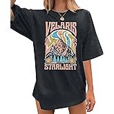 Acotar Velaris Shirts Women Oversized City of Starlight Shirt Book Fan Gift Casual Short Sleeve Tee