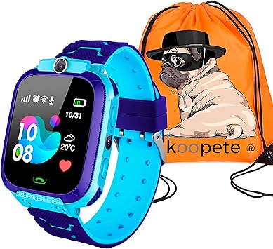 Koopete.Smartwatch niños.Regalo de Mochila.Reloj Inteligente ...